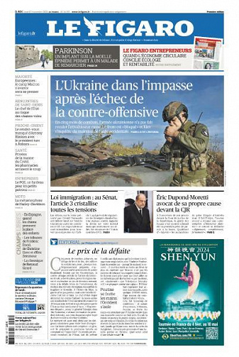 Le Figaro du Mardi 7 Novembre 2023