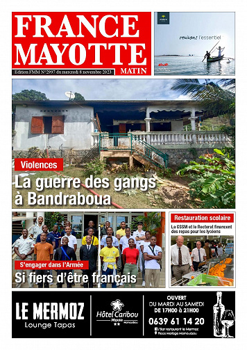France Mayotte Matin N°2997 du mercredi 8 nov 2023