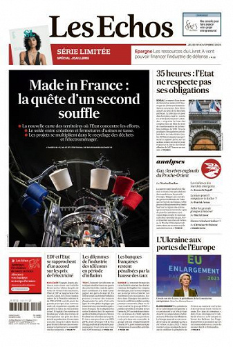 Les Echos du Jeudi 9 Novembre 2023