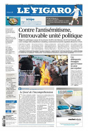 Le Figaro du Vendredi 10 Novembre 2023