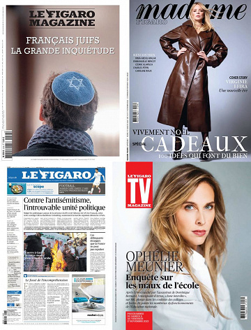 Pack Le Figaro et ses 3 suppléments - Vendredi 10 Novembre 2023