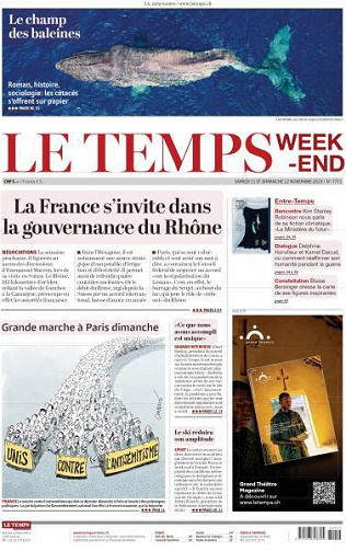 Le Temps - 11-12 Novembre 2023
