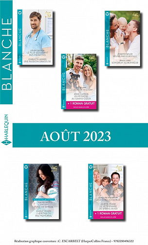 Pack mensuel Blanche - 10 romans + 2 titres gratuits (Août 2023) Collectif (2023)