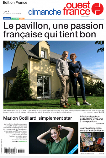 Ouest-France (+ Magazine, Jeux) du Dimanche 12 Novembre 2023