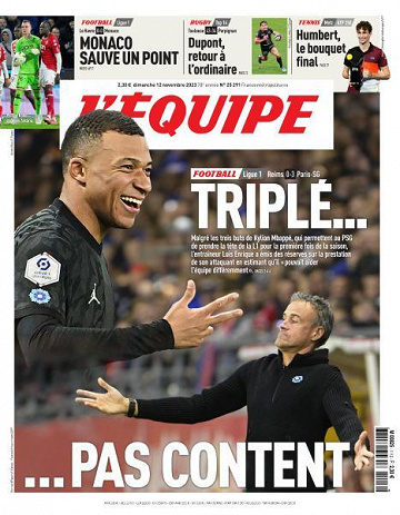 L’equipe du Dimanche 12 Novembre 2023