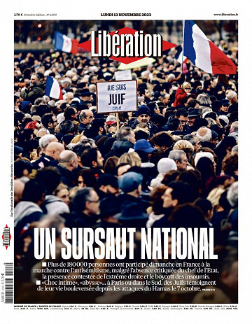 Libération du Lundi 13 Novembre 2023