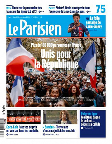 Le Parisien - 13 Novembre 2023