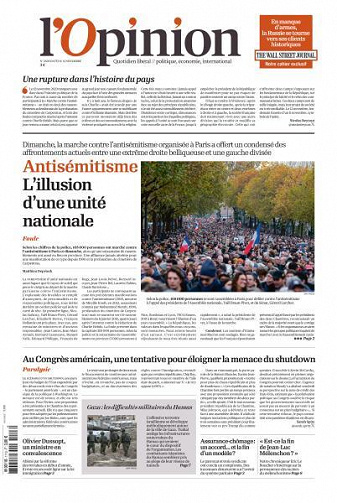 L’Opinion - 13 Novembre 2023