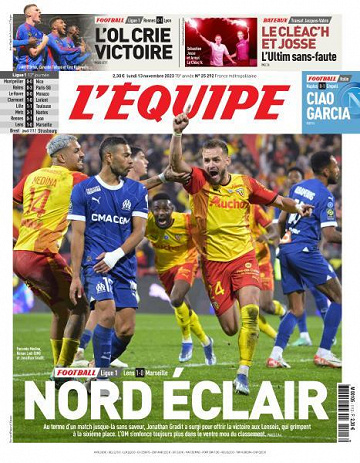 L’equipe du Lundi 13 Novembre 2023