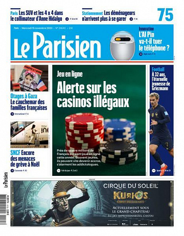 Le Parisien - 15 Novembre 2023