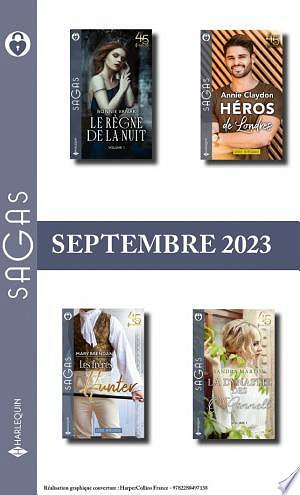 Pack mensuel Sagas - 9 romans (Septembre 2023) Collectif (2023)