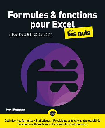 Formules et fonctions pour Excel 2021 Pour les Nuls - Ken Bluttman (2022)