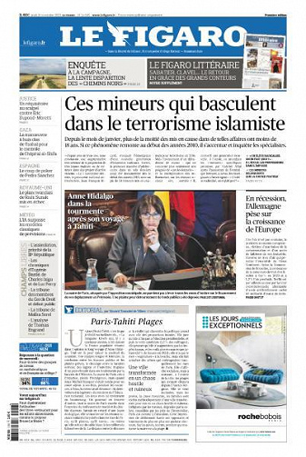 Le Figaro du Jeudi 16 Novembre 2023