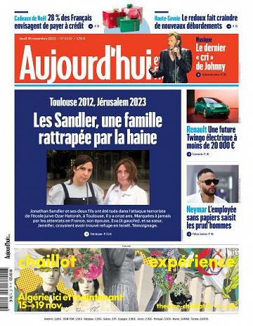 Aujourd’hui en France - 16 Novembre 2023