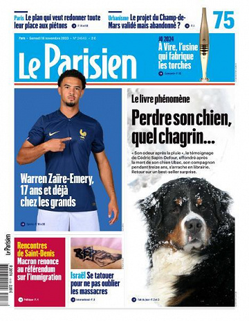 Le Parisien - 18 Novembre 2023