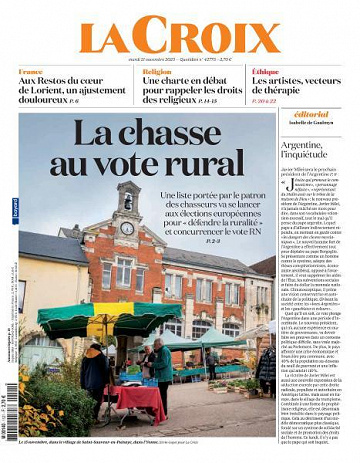 La Croix - 21 Novembre 2023