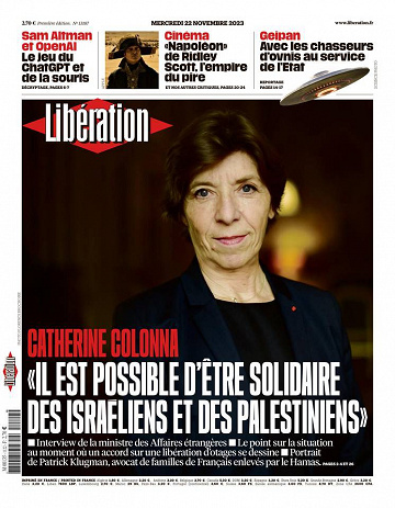 Libération du Mercredi 22 Novembre 2023