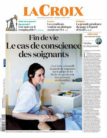 La Croix - 22 Novembre 2023
