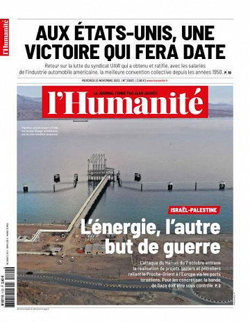 L’Humanite - 22 Novembre 2023