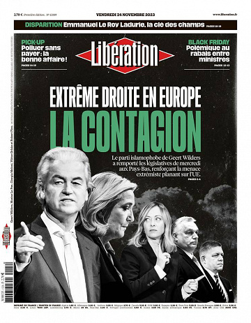 Libération du Vendredi 24 Novembre 2023