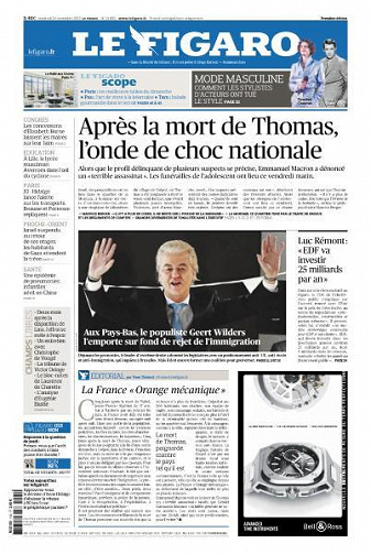 Le Figaro du Vendredi 24 Novembre 2023