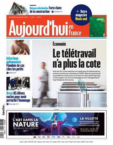 Aujourd’hui en France - 24 Novembre 2023