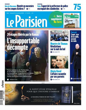 Le Parisien - 25 Novembre 2023