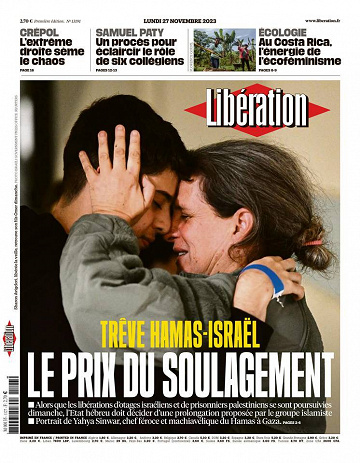 Libération du Lundi 27 Novembre 2023