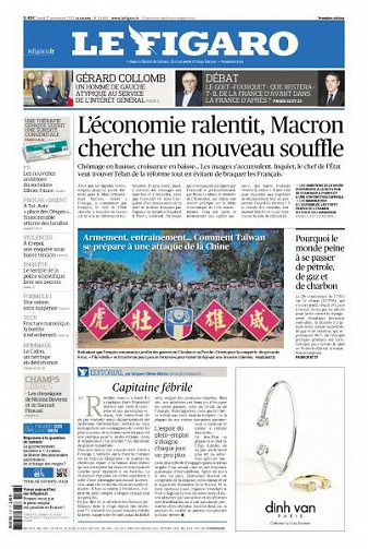 Le Figaro du Lundi 27 Novembre 2023