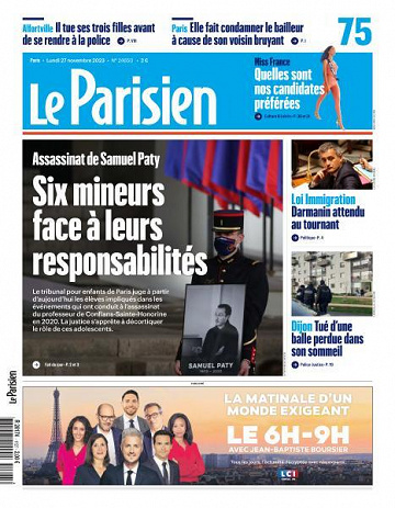 Le Parisien - 27 Novembre 2023