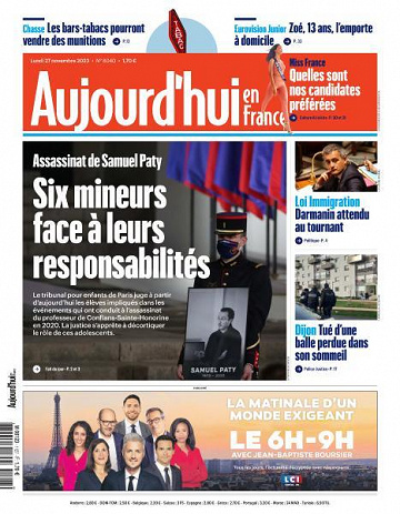 Aujourd’hui en France - 27 Novembre 2023