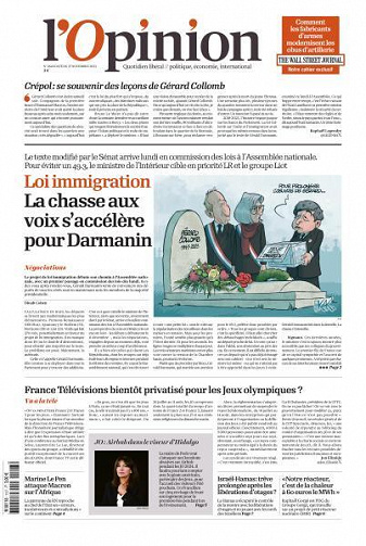 L’Opinion - 27 Novembre 2023