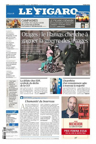 Le Figaro du Mercredi 29 Novembre 2023