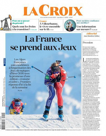 La Croix - 29 Novembre 2023