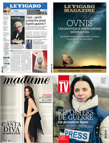 Pack Le Figaro et ses 3 suppléments - Vendredi 1er Décembre 2023