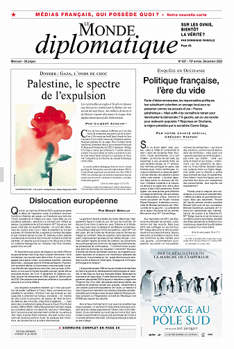 Le Monde diplomatique N.837 - Décembre 2023