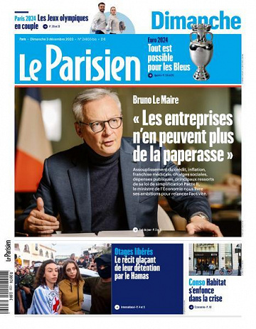 Le Parisien - 3 Décembre 2023