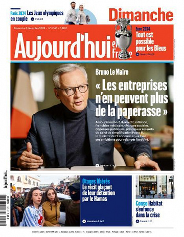 Aujourd’hui en France - 3 Décembre 2023