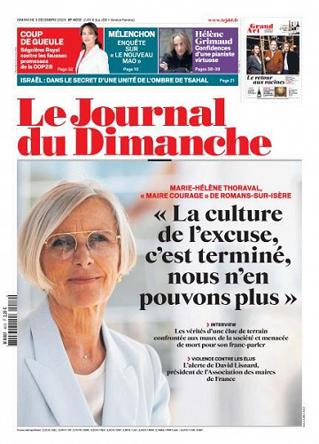 Le Journal du Dimanche - 3 Décembre 2023