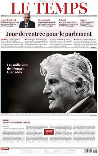 Le Temps - 4 Décembre 2023