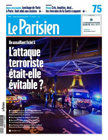 Le Parisien - 4 Décembre 2023