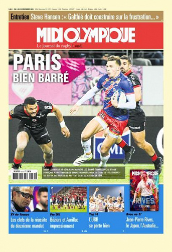 Midi Olympique Rouge - 4 Décembre 2023