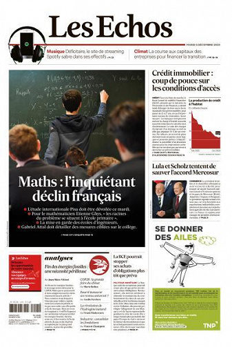Les Echos du Mardi 5 Décembre 2023