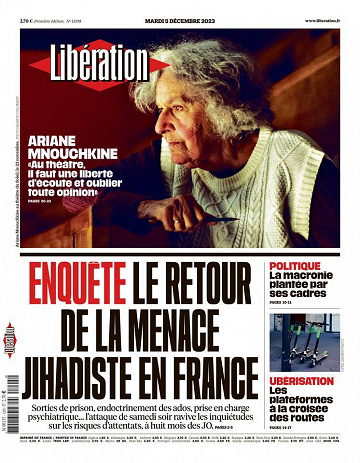 Libération du Mardi 5 Décembre 2023