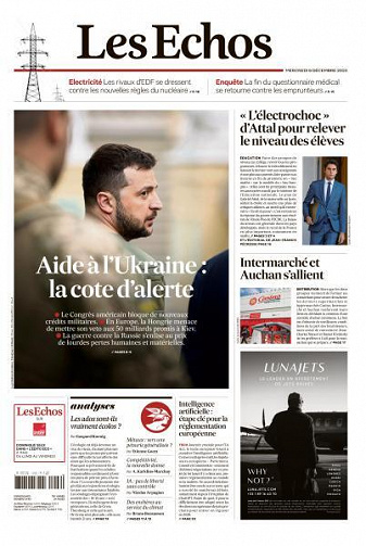 Les Echos du Mercredi 6 Décembre 2023