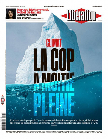 Libération du Jeudi 7 Décembre 2023