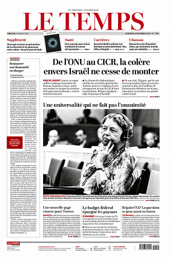 Le Temps - 8 Décembre 2023