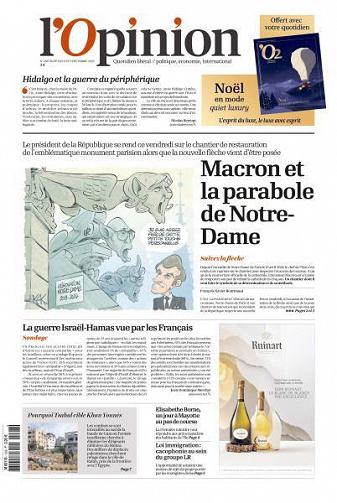 L’Opinion - 8-9 Décembre 2023