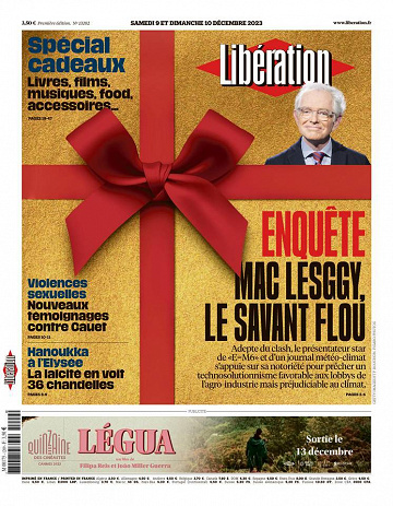 Libération du Samedi 9 et Dimanche 10 Décembre 2023