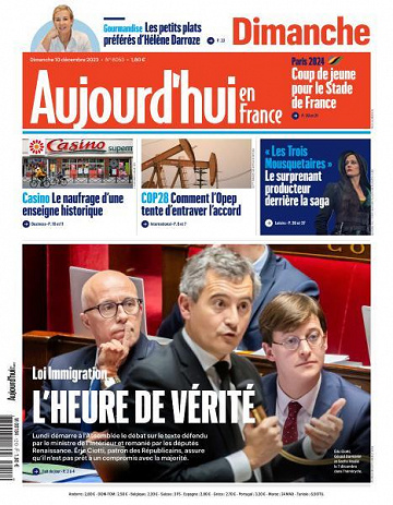 Aujourd’hui en France - 10 Décembre 2023